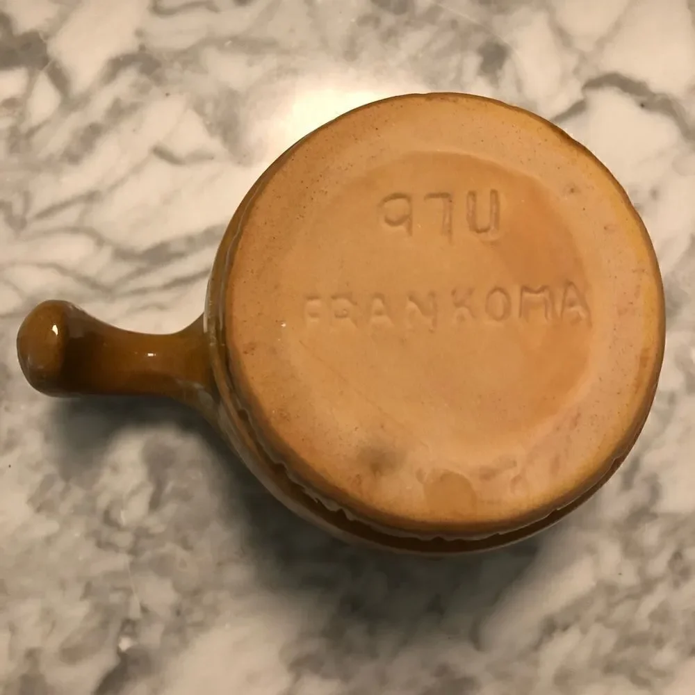 Vintage Frankoma Plainsman Barrel Sugar Bowl
